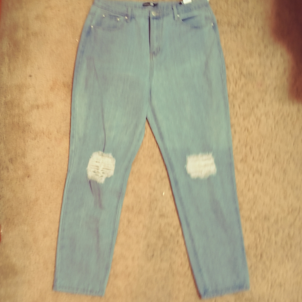Boohoo mom jeans size 12